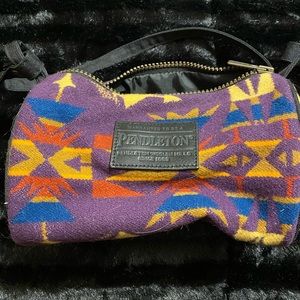 Pendleton duffle purse with shoulder strap
